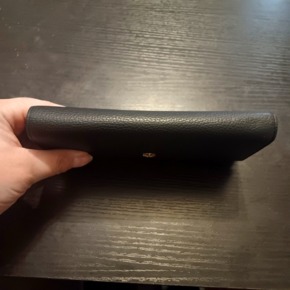 MCM With D-Rings Black Textured Leather Wallet Or Clutch (EUC) - Picture 13 of 16